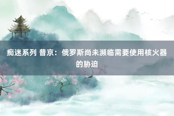 痴迷系列 普京：俄罗斯尚未濒临需要使用核火器的胁迫