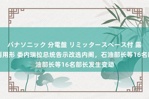 パナソニック 分電盤 リミッタースペース付 露出・半埋込両用形 委内瑞拉总统告示改选内阁，石油部长等16名部长发生变动